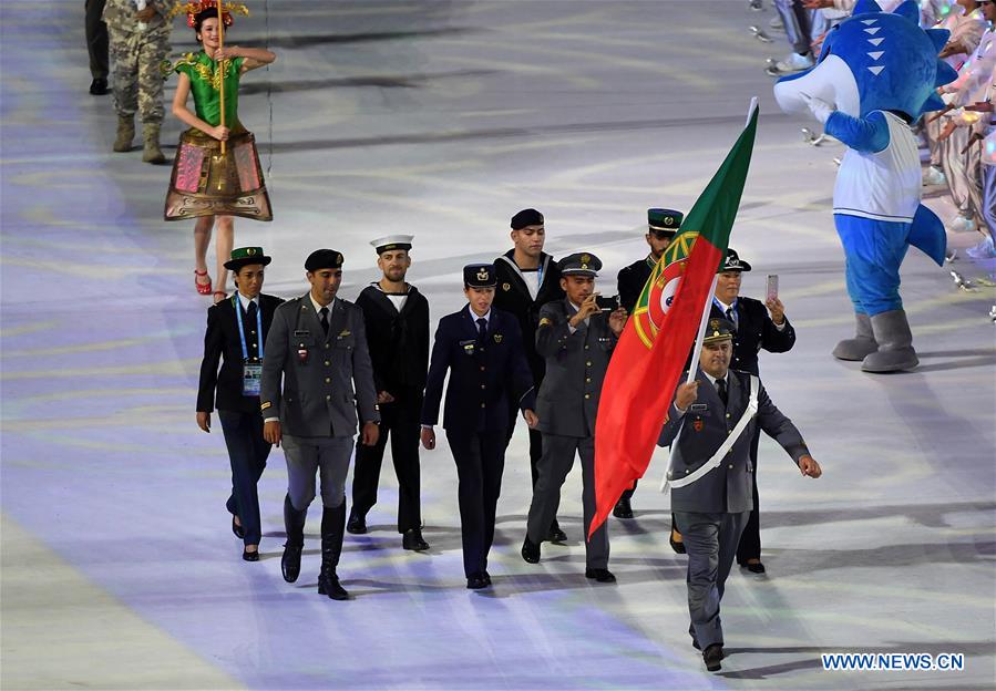 (SP)CHINA-WUHAN-7TH MILITARY WORLD GAMES-OPENING CEREMONY