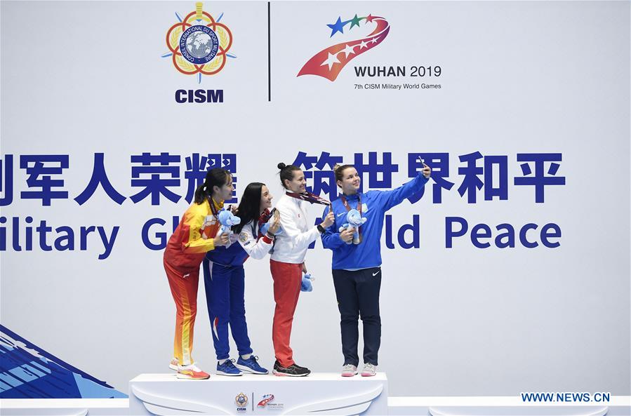 (SP)CHINA-WUHAN-7TH MILITARY WORLD GAMES-FENCING-WOMEN'S INDIVIDUAL SABRE(CN)