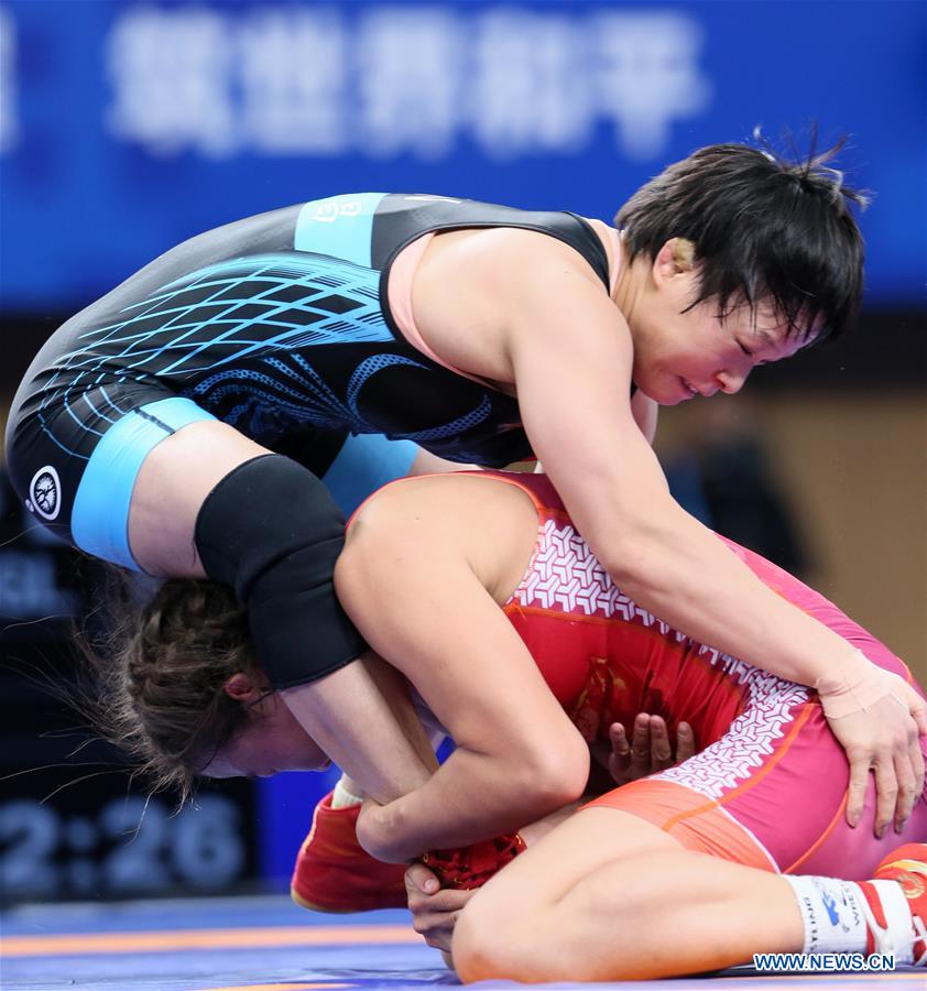 (SP)CHINA-WUHAN-7TH MILITARY WORLD GAMES-WRESTLING