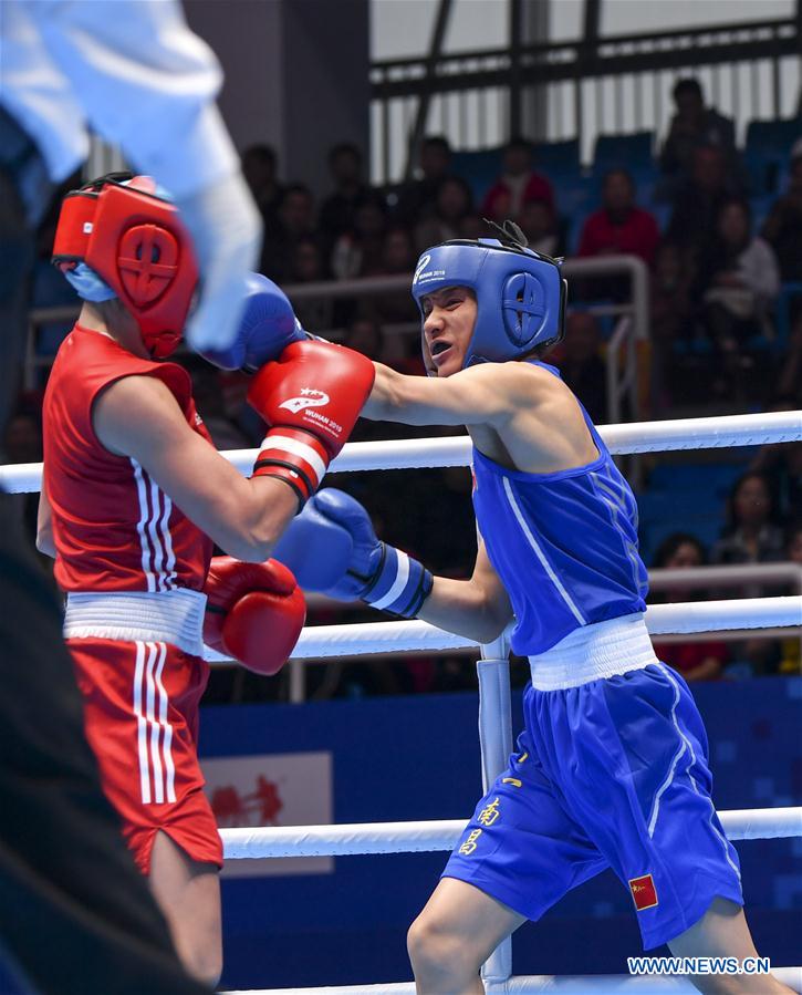 (SP)CHINA-WUHAN-7TH MILITARY WORLD GAMES-BOXING