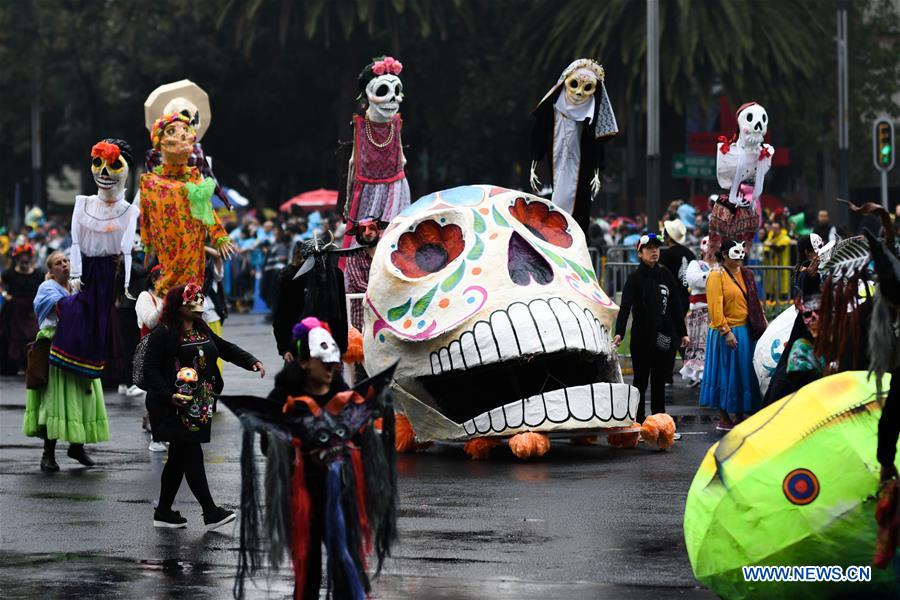 MEXICO-MEXICO CITY-DAY OF THE DEAD-PARADE