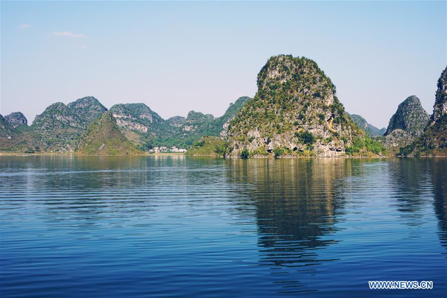 CHINA-GUANGXI-JINGXI-QUYANG LAKE-SCENERY (CN)