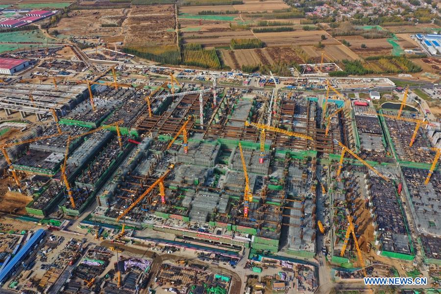 CHINA-HEBEI-INTER-CITY RAILWAY-XIONGAN STATION-CONSTRUCTION (CN)