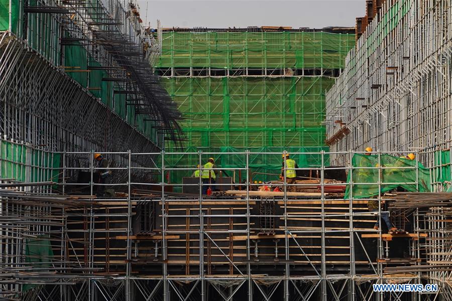 CHINA-HEBEI-INTER-CITY RAILWAY-XIONGAN STATION-CONSTRUCTION (CN)