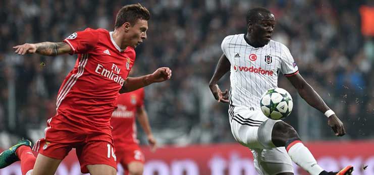 Benfica draws Besiktas 3-3 at UEFA Champions League