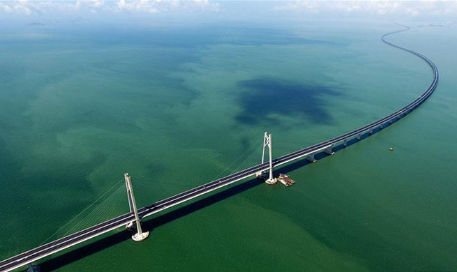 In pics: construction site of Hong Kong-Zhuhai-Macao Bridge