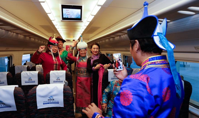 New sector of high-speed rail network in N China starts operation