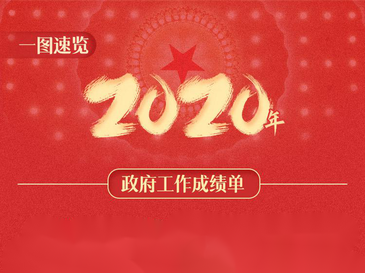 一图速览2020年政府工作成绩单